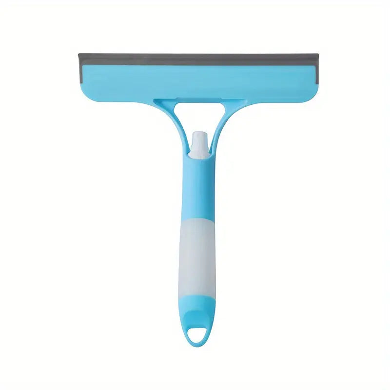 3-In-1 Multi-Purpose Glass Cleaning Tool Set with Squeegee, Scraper & Spray Bottle, Handheld Design for Windows Mirrors Home Use, Window Cleaning Kit, Squeegee Scrubber, Window Cleaning Wiper, Scrubber Squeegee Combo, Window Cleaning Accessories