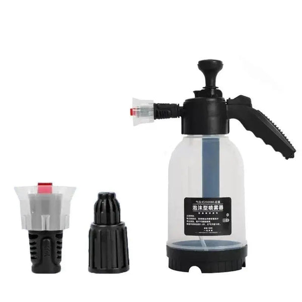 2L Hand Pump Foam Sprayer with Pressure Relief Valve, Snow Foam Gun Nozzle for Cars, Car Wash & Window Cleaning Spray Bottle Tool