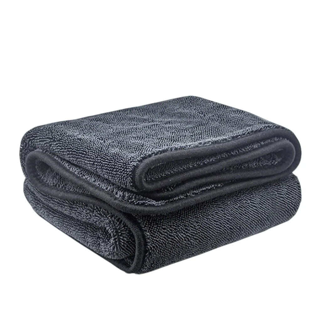 1-Count Fluffy Microfiber Cleaning Cloth Towel - Lightweight, Durable, Absorbent Household & Car Cleaning Supplies, Reusable Sponge Alternative for Home Care & Car Detailing Streak-Free Moisture Absorption